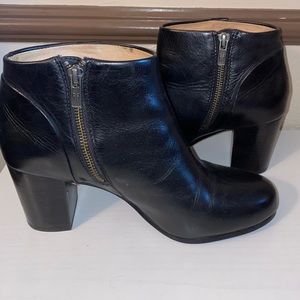 Frye Black Leather Bootie